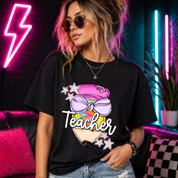 Neon Pencil - Teacher
