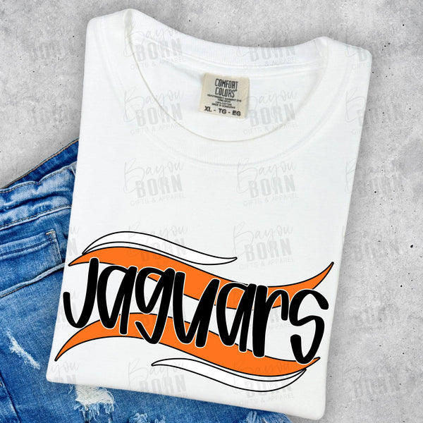 Jaguars Mascot Waves