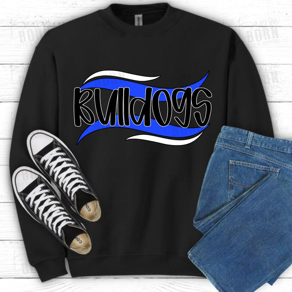 Bulldogs Mascot Waves