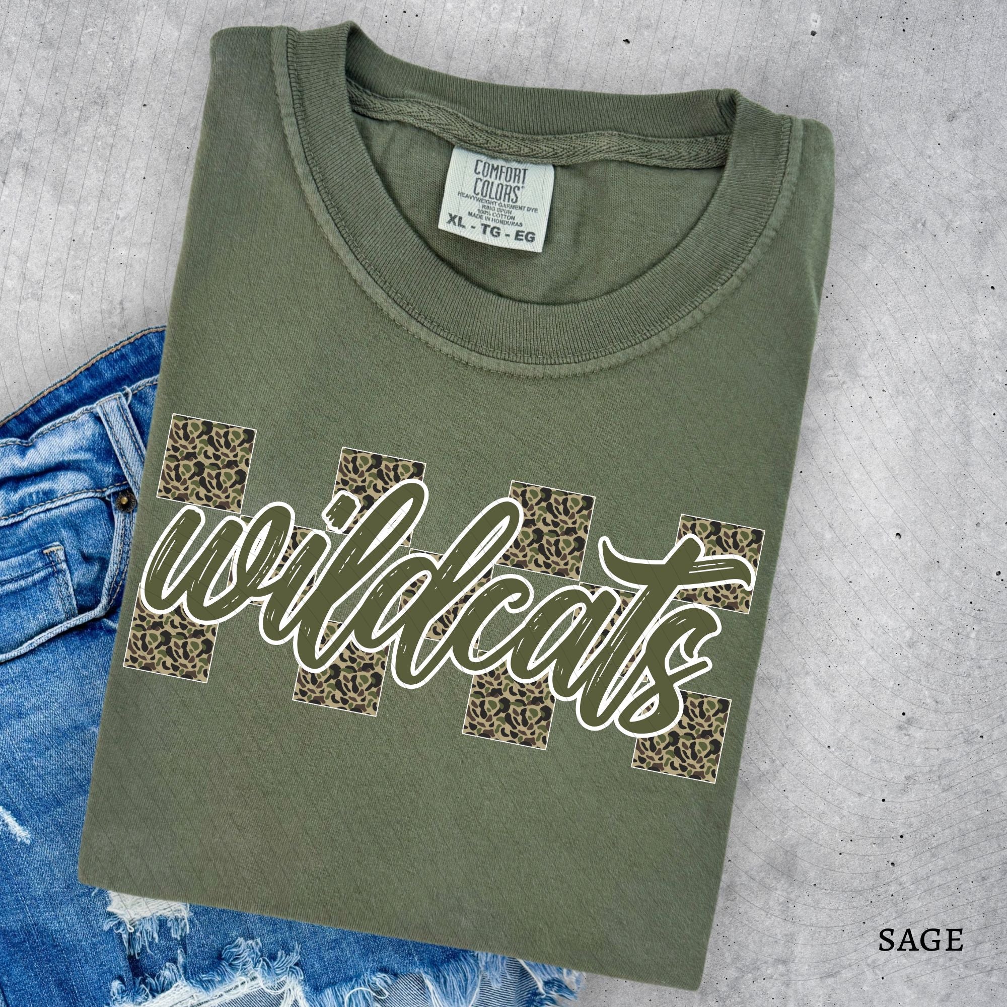 Wildcats Checkered Camo