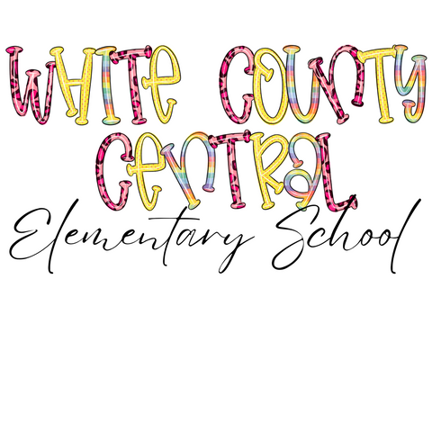 White County Central Elementary School Funky Letters