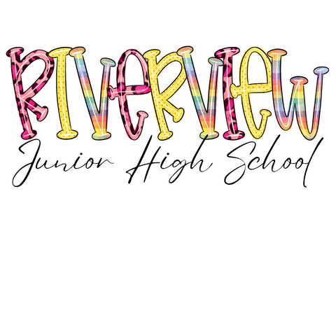 Riverview Junior High School Funky Letters