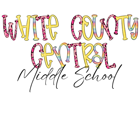 White County Central Middle School Funky Letters