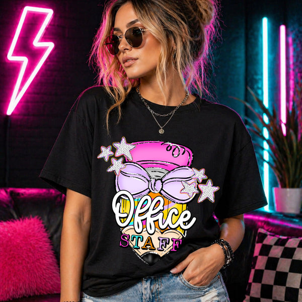 Neon Pencil - Office Staff