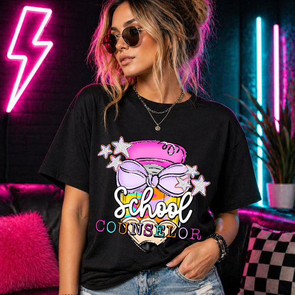 Neon Pencil - School Counselor