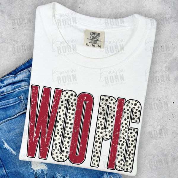 Arkansas Dalmation Dots - Woo Pig
