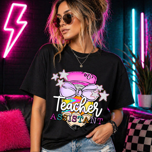 Neon Pencil - Teacher Assistant