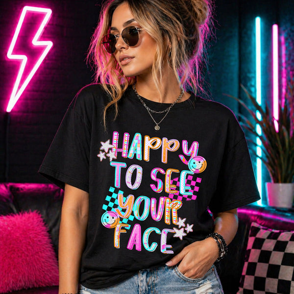 Neon Happy to See Your Face