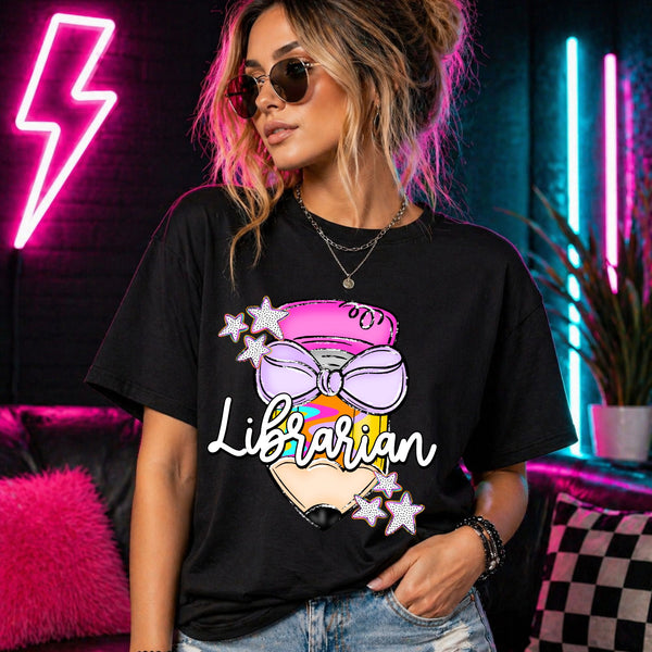 Neon Pencil - Librarian