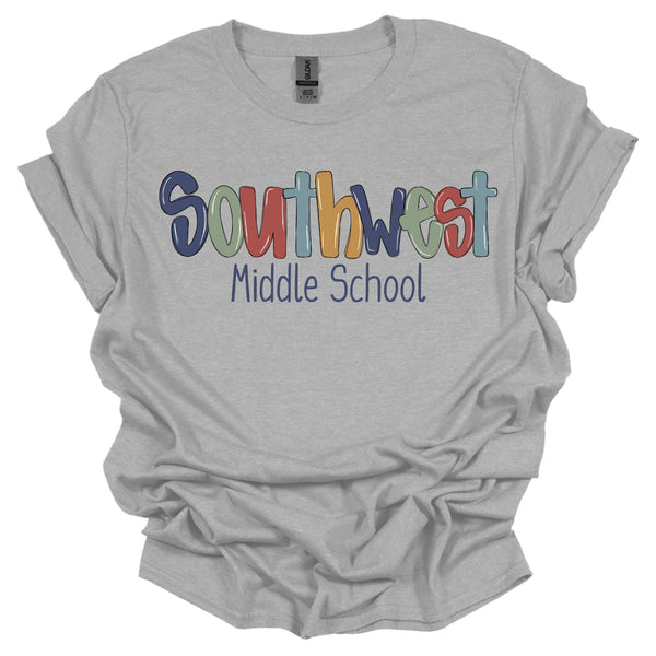 Southwest Middle School Rustic Doodle