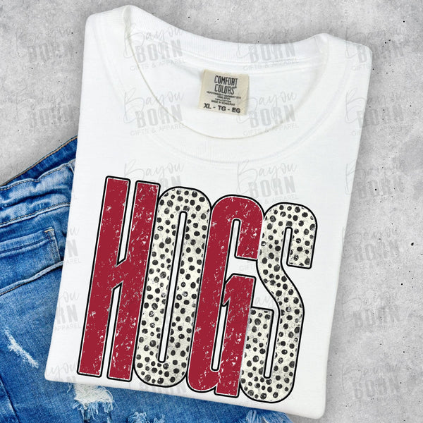 Arkansas Dalmation Dots - Hogs