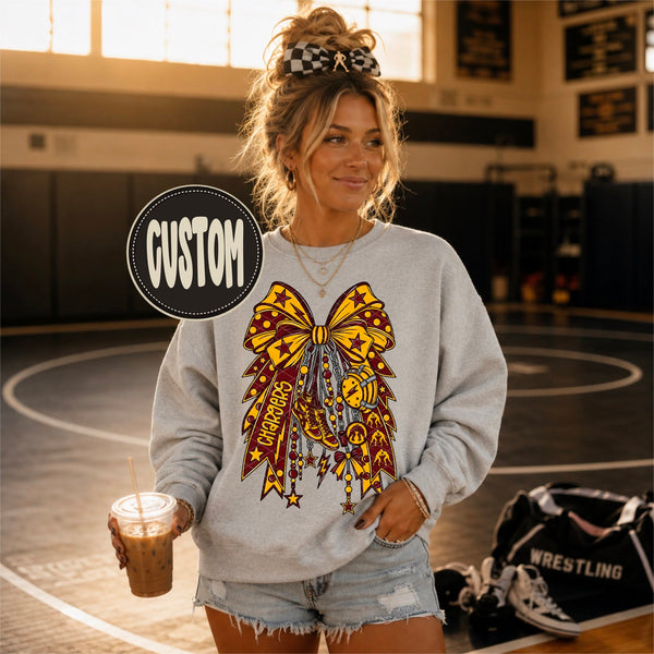 CUSTOM DESIGN Sports Bows (Closes 9/5)