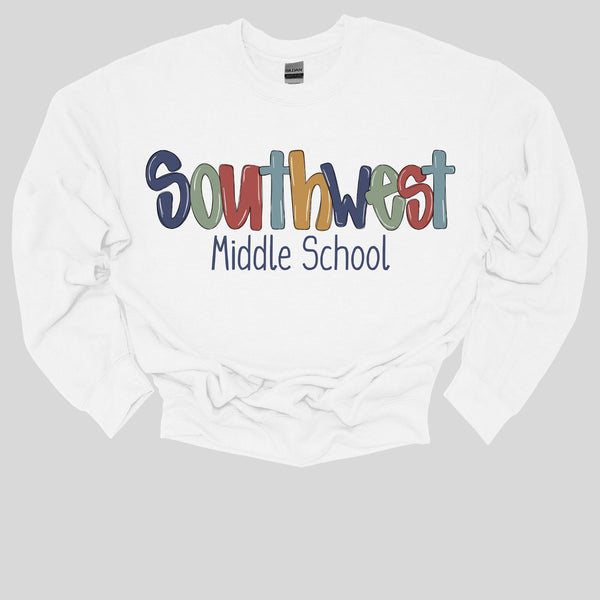 Southwest Middle School Rustic Doodle