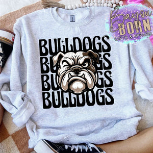 Bulldogs Winking Mascot