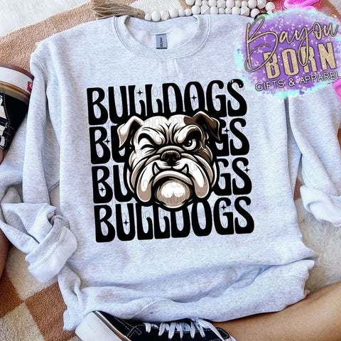 Bulldogs Winking Mascot