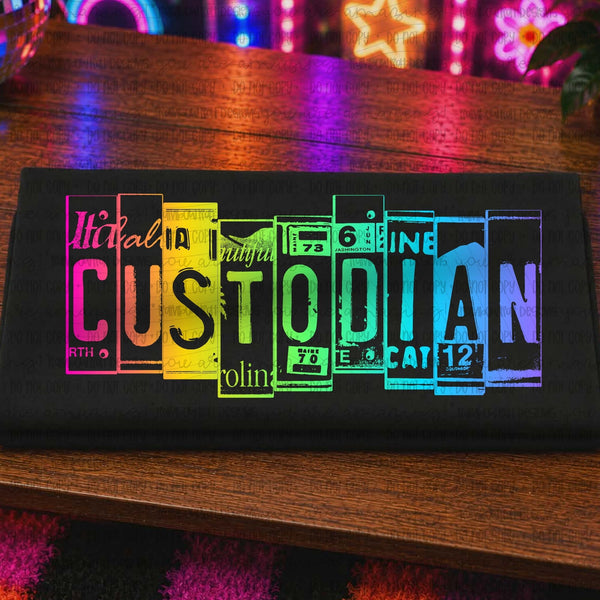 Custodian Neon Plate