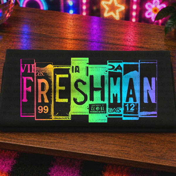 Freshman Neon Plate