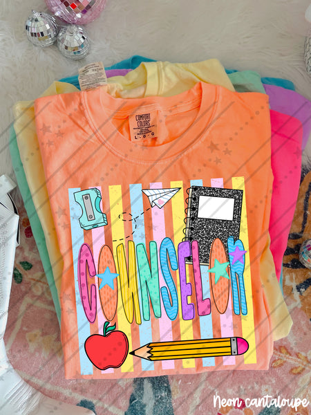 Colored Stripes Counselor