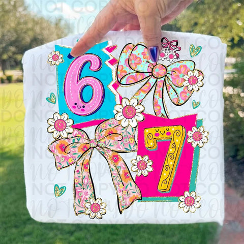 6 7 Floral Bow (Closes 12/13)