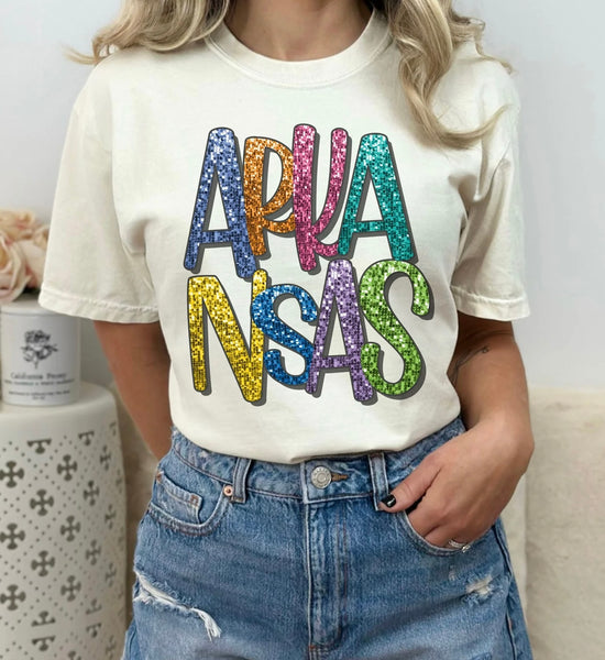 Arkansas Faux Sequins