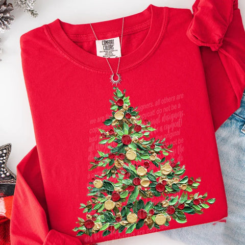 Faux Painted Christmas Tree (Closes 10/11)
