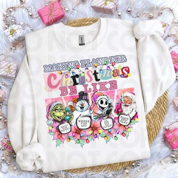 Making Plans for Christmas Be Like (Closes 10/11)