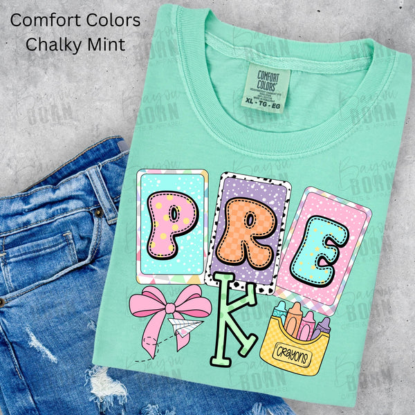 Pastel Cards Grade Levels (Pre-K - 5th Grade)