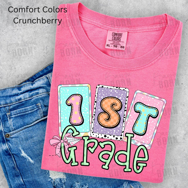 Pastel Cards Grade Levels (Pre-K - 5th Grade)
