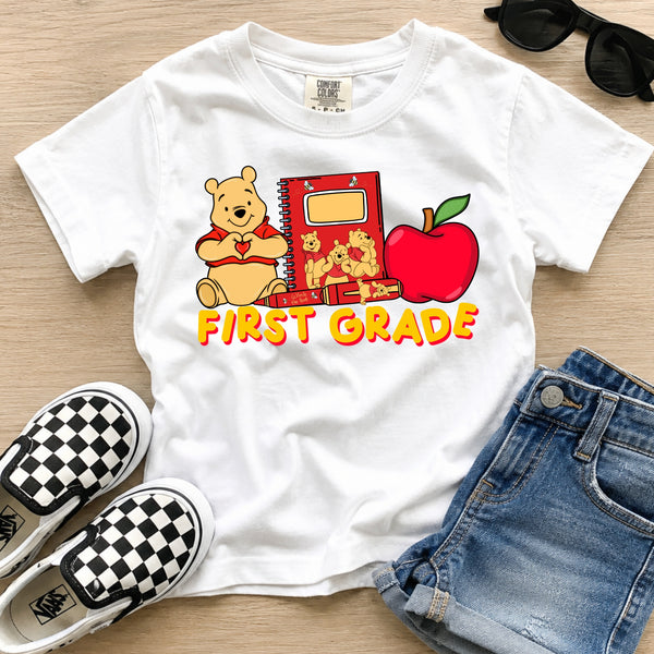Yellow Bear Grade Levels (1st - 5th Grade) CAN BE PERSONALIZED