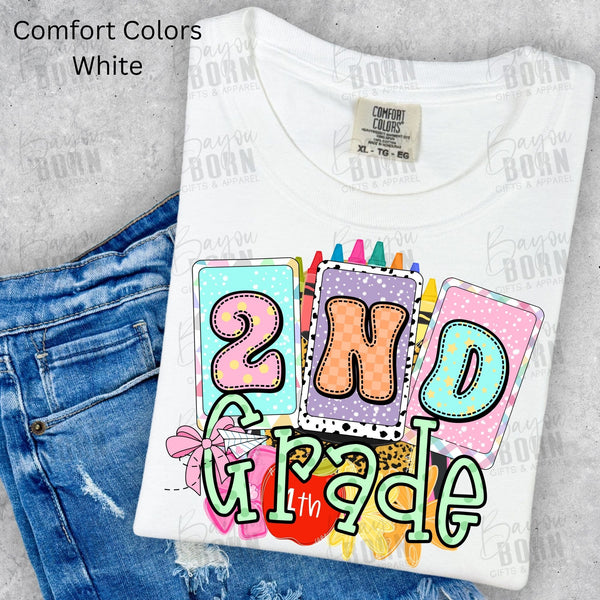 Pastel Cards Grade Levels (Pre-K - 5th Grade)