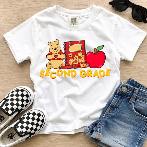Yellow Bear Grade Levels (1st - 5th Grade) CAN BE PERSONALIZED