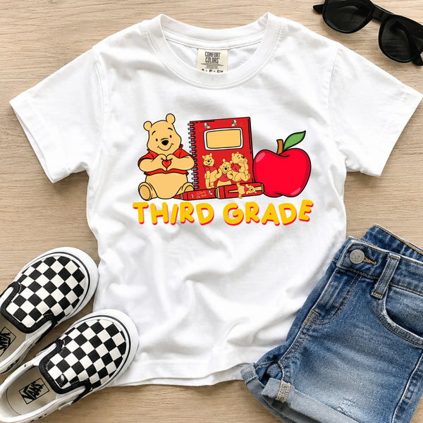 Yellow Bear Grade Levels (1st - 5th Grade) CAN BE PERSONALIZED