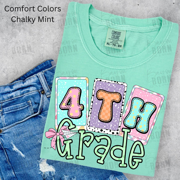 Pastel Cards Grade Levels (Pre-K - 5th Grade)