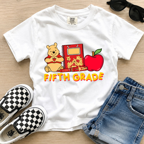 Yellow Bear Grade Levels (1st - 5th Grade) CAN BE PERSONALIZED