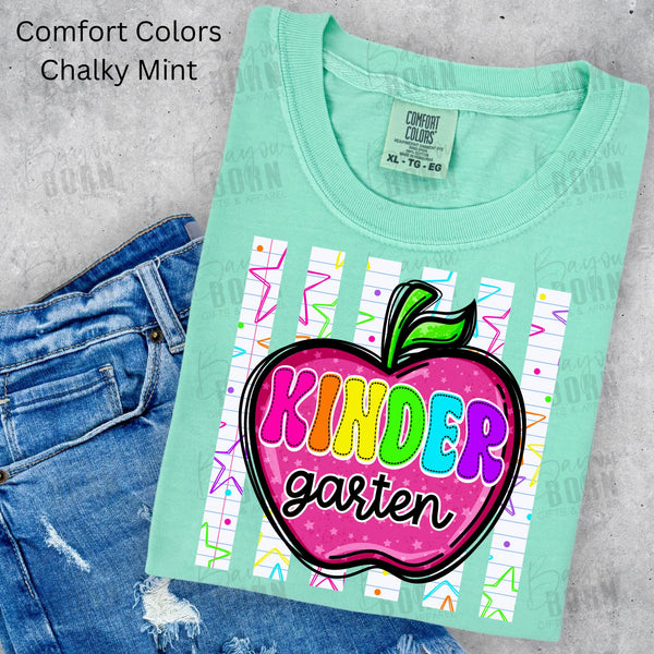 Apple Stripes Grade Levels (Pre-K - 6th Grade)