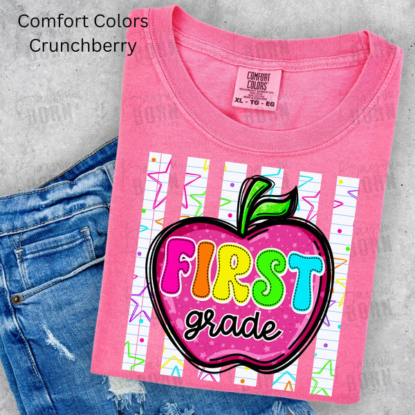 Apple Stripes Grade Levels (Pre-K - 6th Grade)