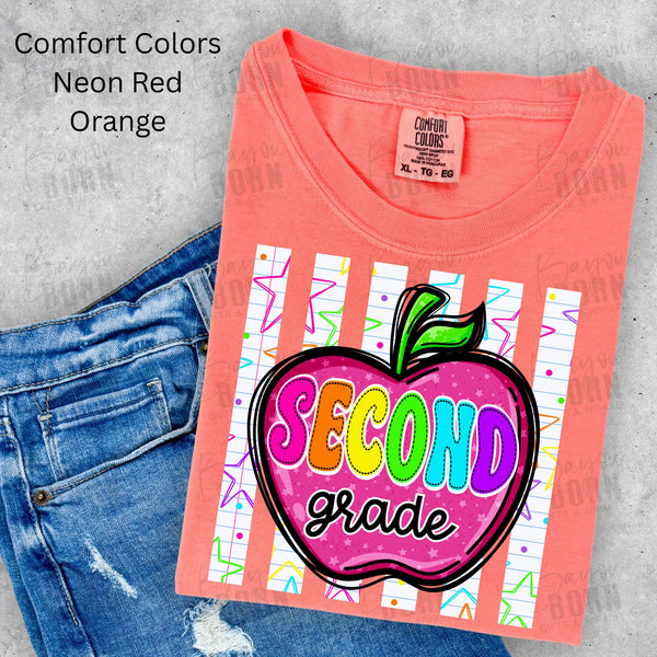 Apple Stripes Grade Levels (Pre-K - 6th Grade)