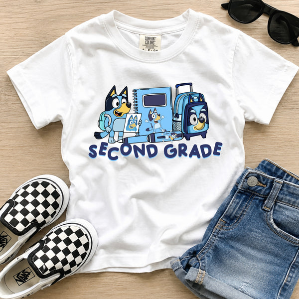 Blue Grade Levels (1st - 5th Grade) CAN BE PERSONALIZED