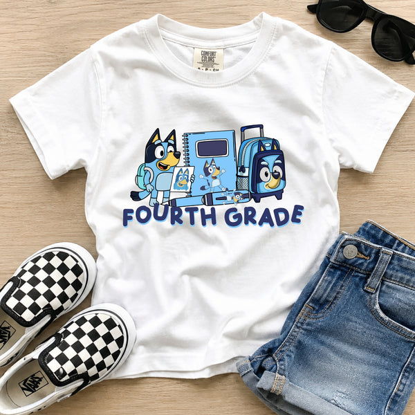 Blue Grade Levels (1st - 5th Grade) CAN BE PERSONALIZED
