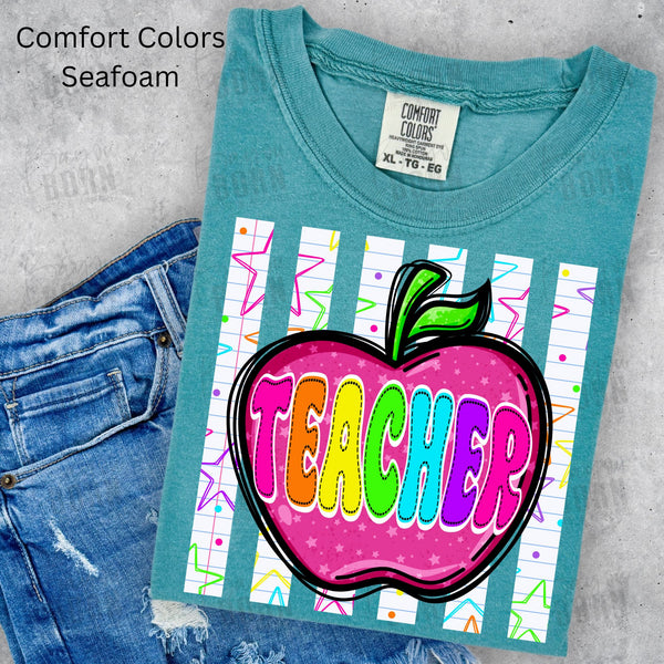 Apple Stripes Teacher