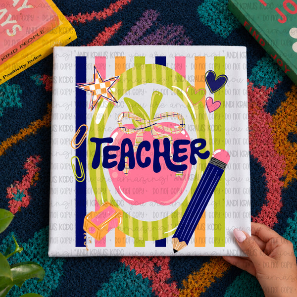 Teacher Blue Pencil