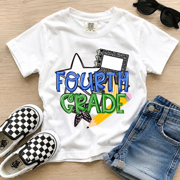Composition Notebook Grade Levels - Blue (Pre-K - 5th Grade)