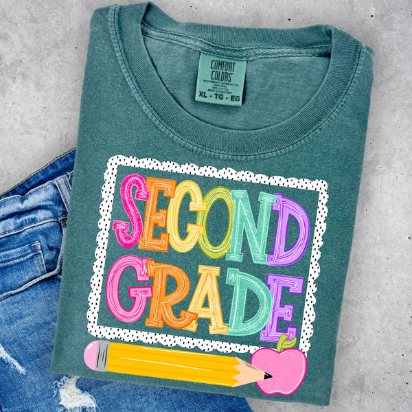 Dalmatian Dots Frame Grade Levels (Pre-K - 6th Grade) - Can be Personalized