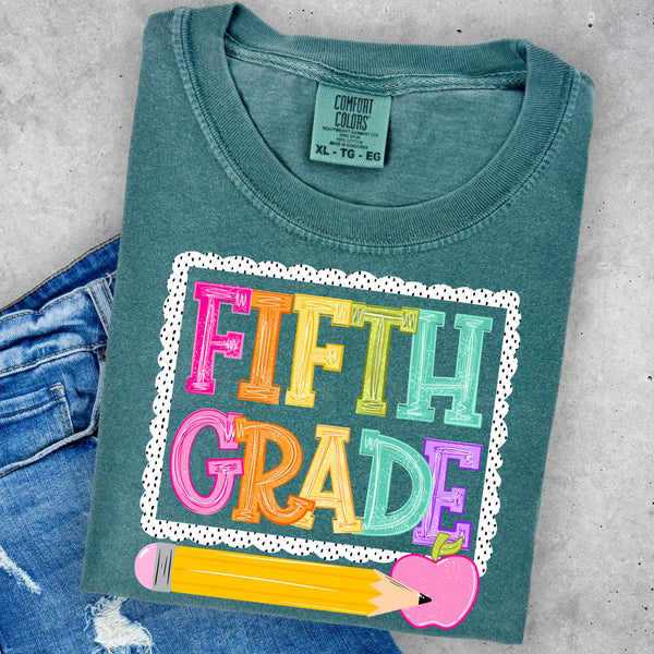 Dalmatian Dots Frame Grade Levels (Pre-K - 6th Grade) - Can be Personalized