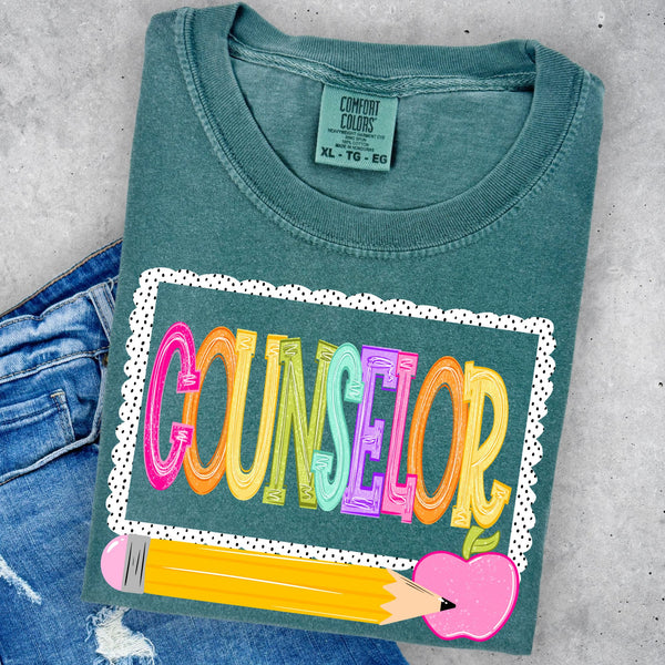 Dalmatian Dots Frame Counselor - Can be Personalized
