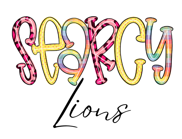 Searcy Lions Funky Letters