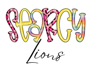 Searcy Lions Funky Letters