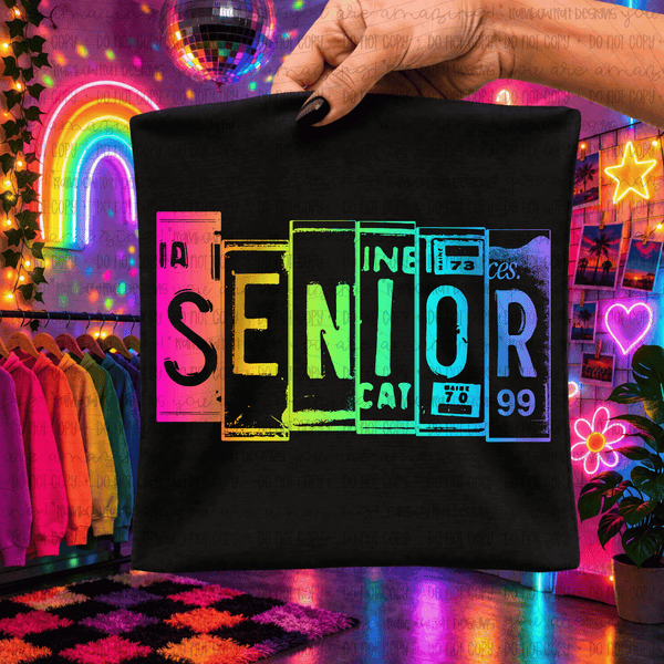 Senior Neon Plate