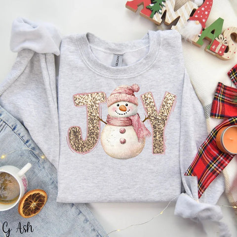 Joy Snowman Gold Accents (Closes 9/20)