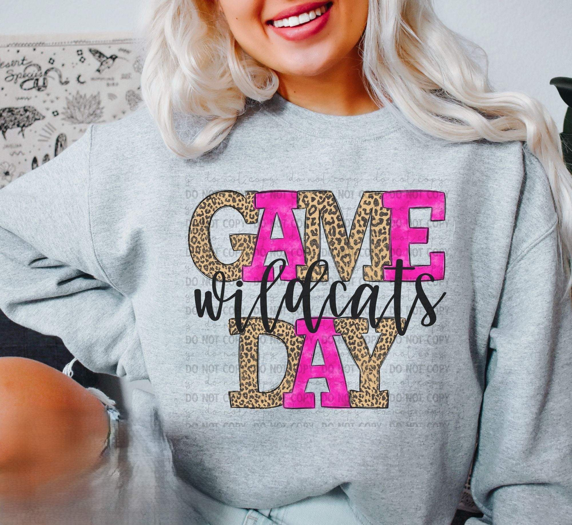 Bears Game Day - Hot Pink / Leopard